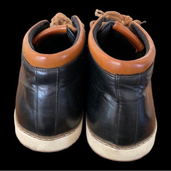 Franco Vanucci Sz 12 Leather Hightop Dress Shoe - Picture 3 of 5